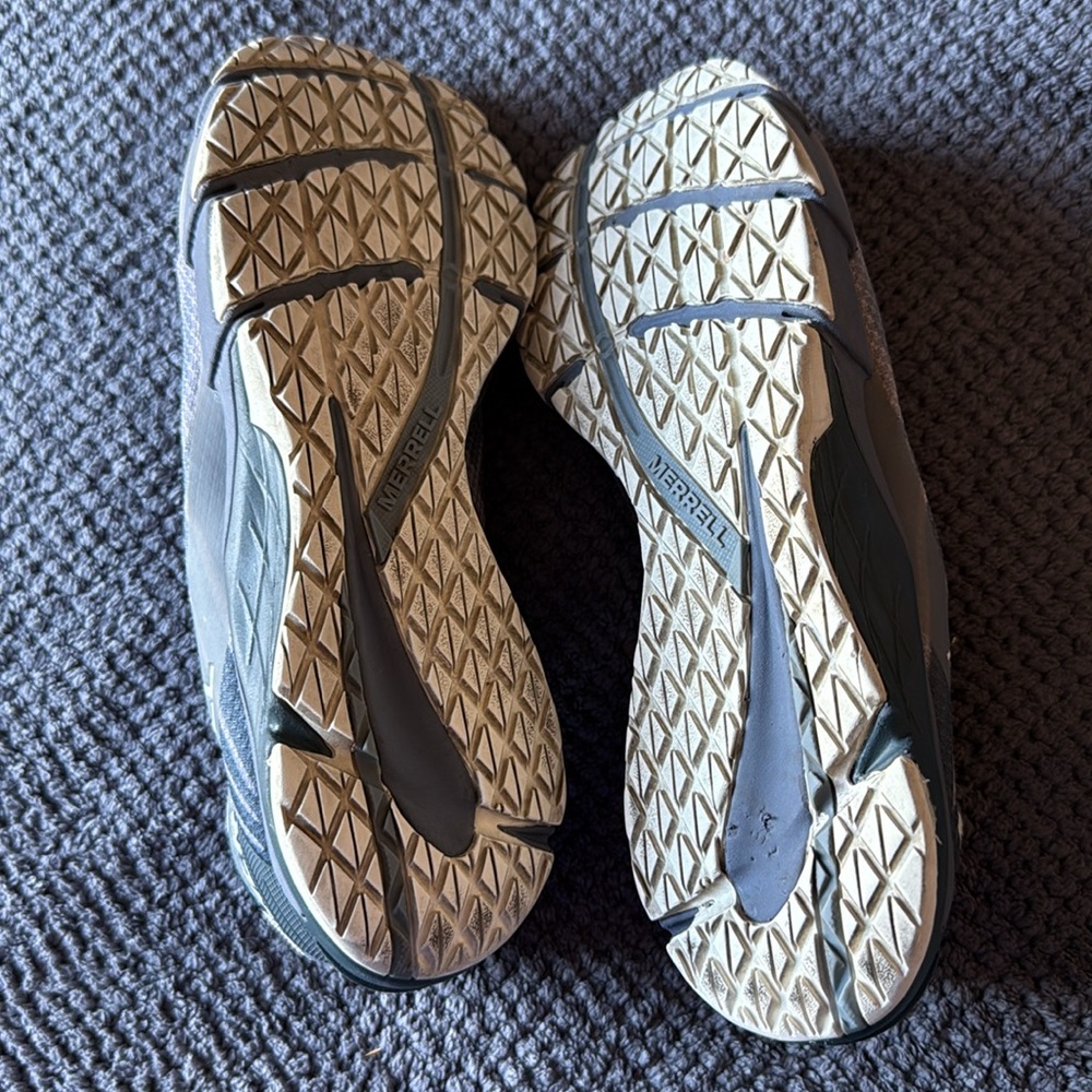 Merrell Vapor Shoes Grey Womens 7.5 Trail‎ Running Training - Picture 11 of 14